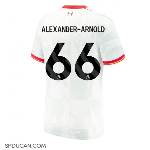 Muški Nogometni Dres Liverpool Alexander-Arnold #66 Rezervni 2024-25 Kratak Rukav